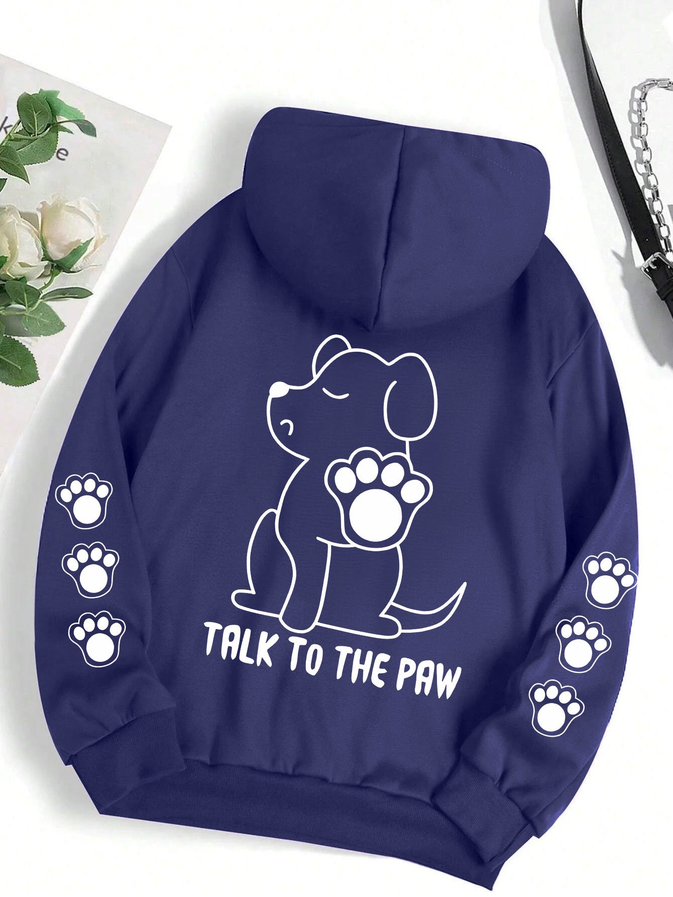 Funny Dog Cartoon Printed Hoodie Women's Warm - Sophinity