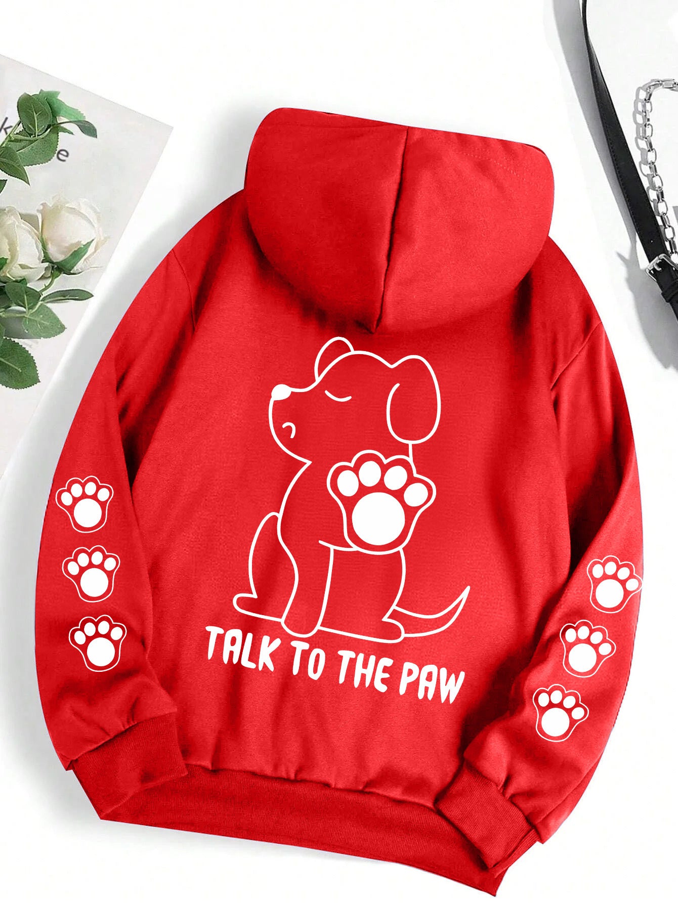 Funny Dog Cartoon Printed Hoodie Women's Warm - Sophinity