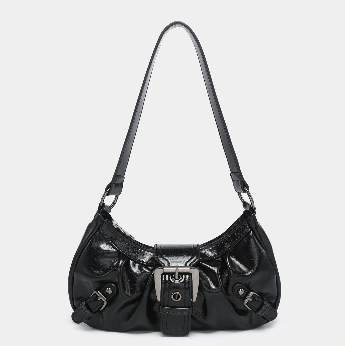 Women's Vintage Vintage Two-tone Leather Shoulder Bag - Sophinity