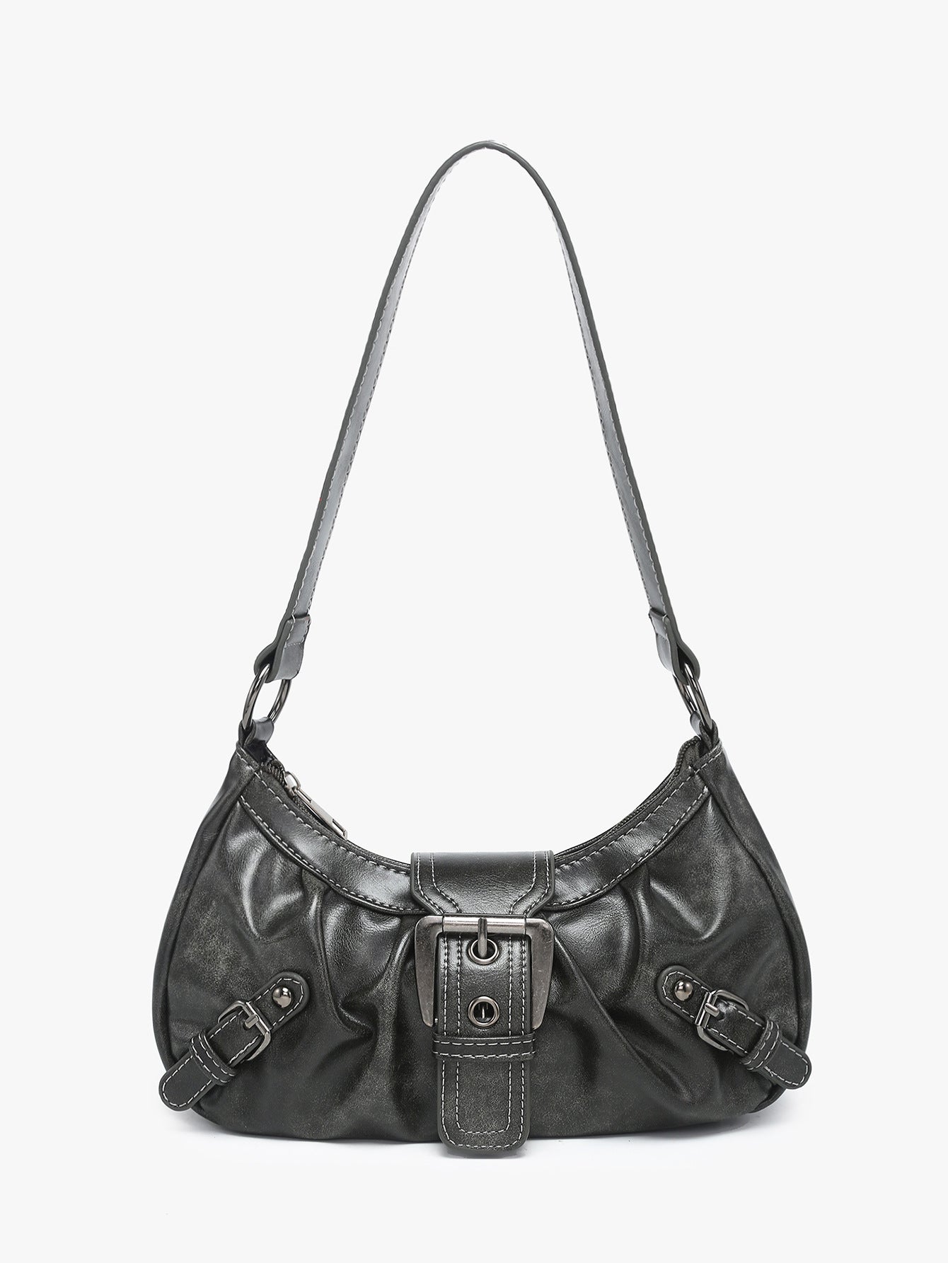 Women's Vintage Vintage Two-tone Leather Shoulder Bag - Sophinity