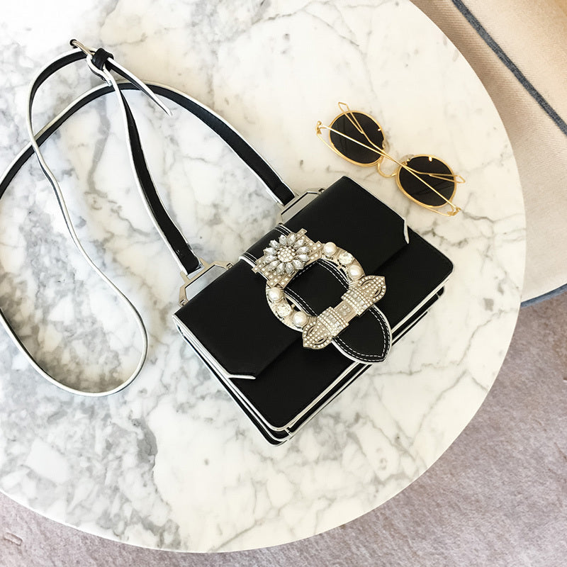 Fashion Designer Famous Bags For Women Designer Diamond Lock Bags Quality PU Leather Women Handbags Elegant Lady Shoulder Bags - Sophinity