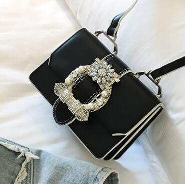 Fashion Designer Famous Bags For Women Designer Diamond Lock Bags Quality PU Leather Women Handbags Elegant Lady Shoulder Bags - Sophinity
