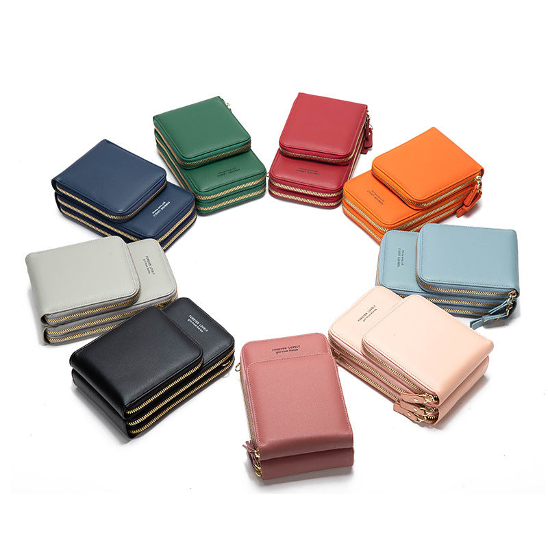 Crossbody Bag Women Tri-fold Pockets Phone Bags - Sophinity