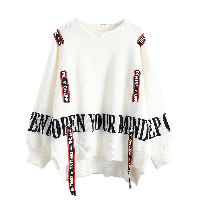 Autumn And Winter Sweater Women's Loose Cool Outerwear