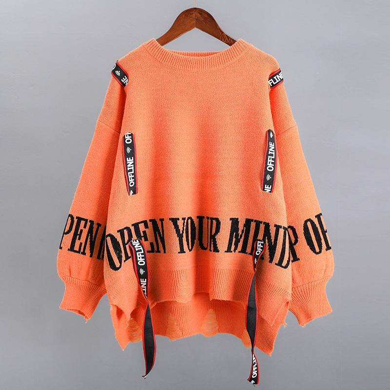 Autumn And Winter Sweater Women's Loose Cool Outerwear