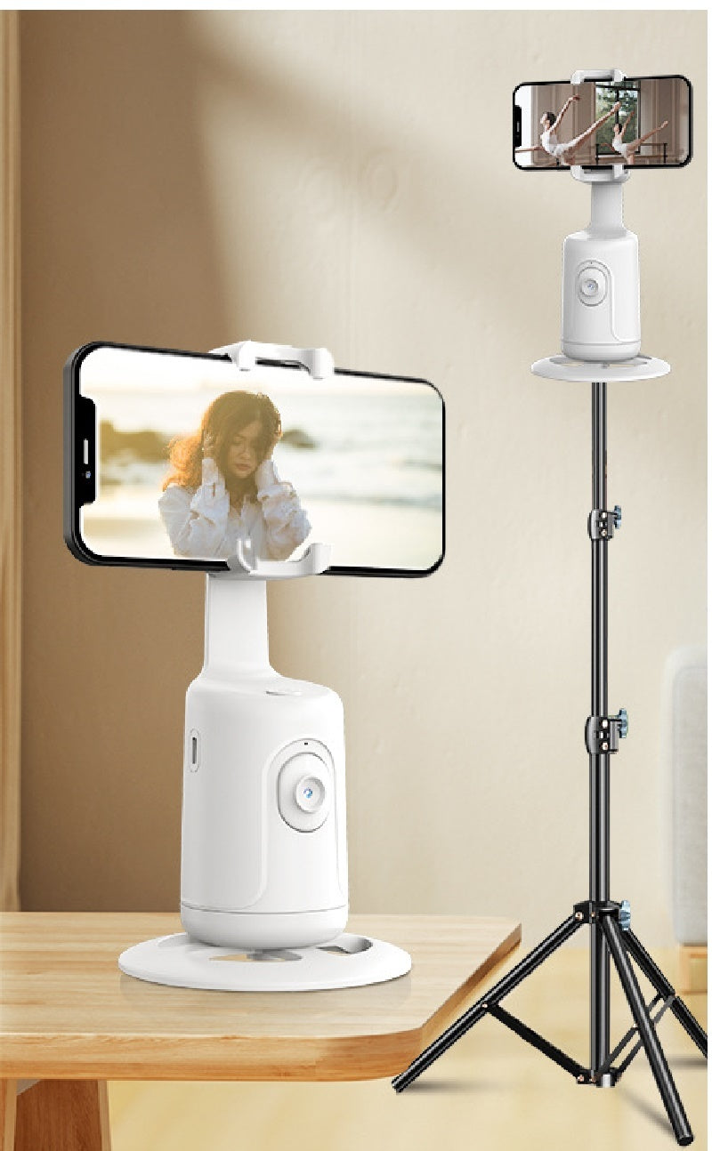 360 Auto Face Tracking Gimbal AI Smart Phone Holder for Video Vlogging Live Streaming | Auto Stabilizer Tripod for iPhone & Android