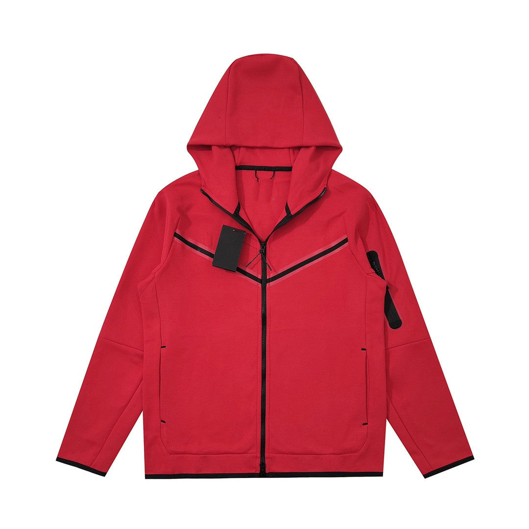 Cotton Knit Hooded Zip Shirt Athleisure - Sophinity