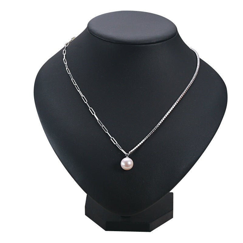Simple Elegant Freshwater Pearl Necklace For Women - Sophinity