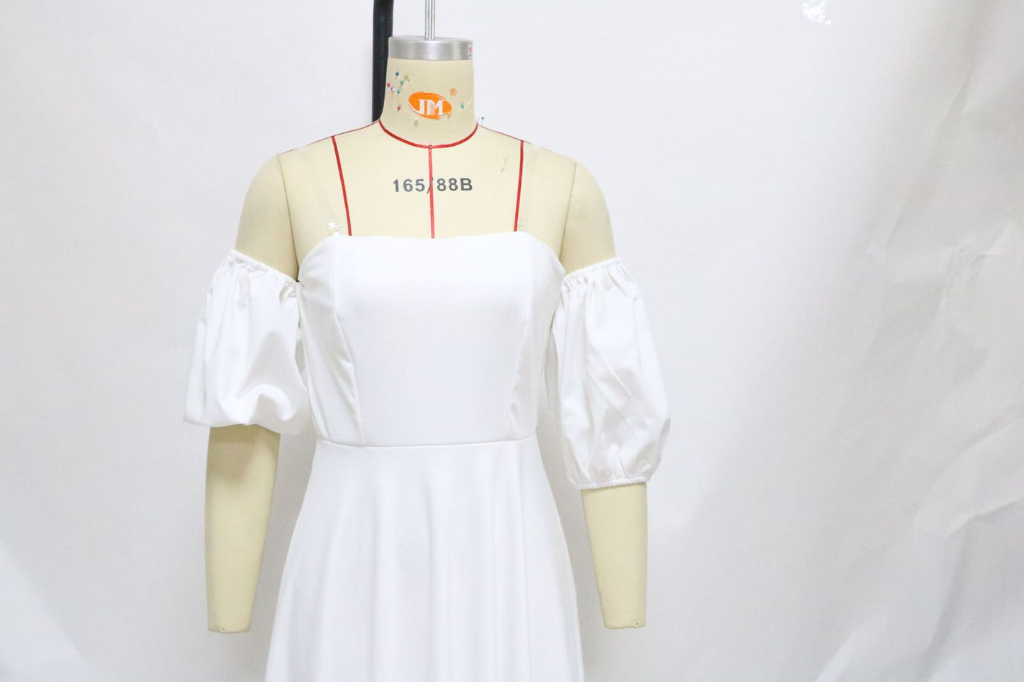 Commuter White One - shoulder Dress - Sophinity