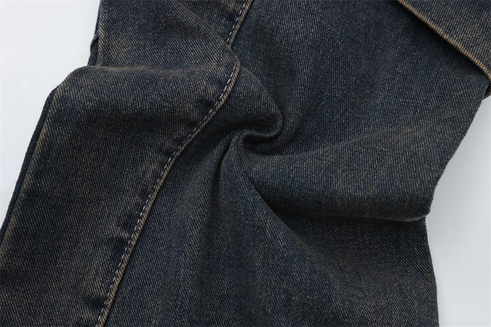 Washed Old Cargo Jeans Men And Women - Sophinity