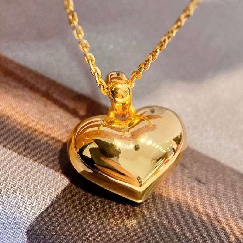 Color Gold Necklace Fashion Heart - shaped Women - Sophinity