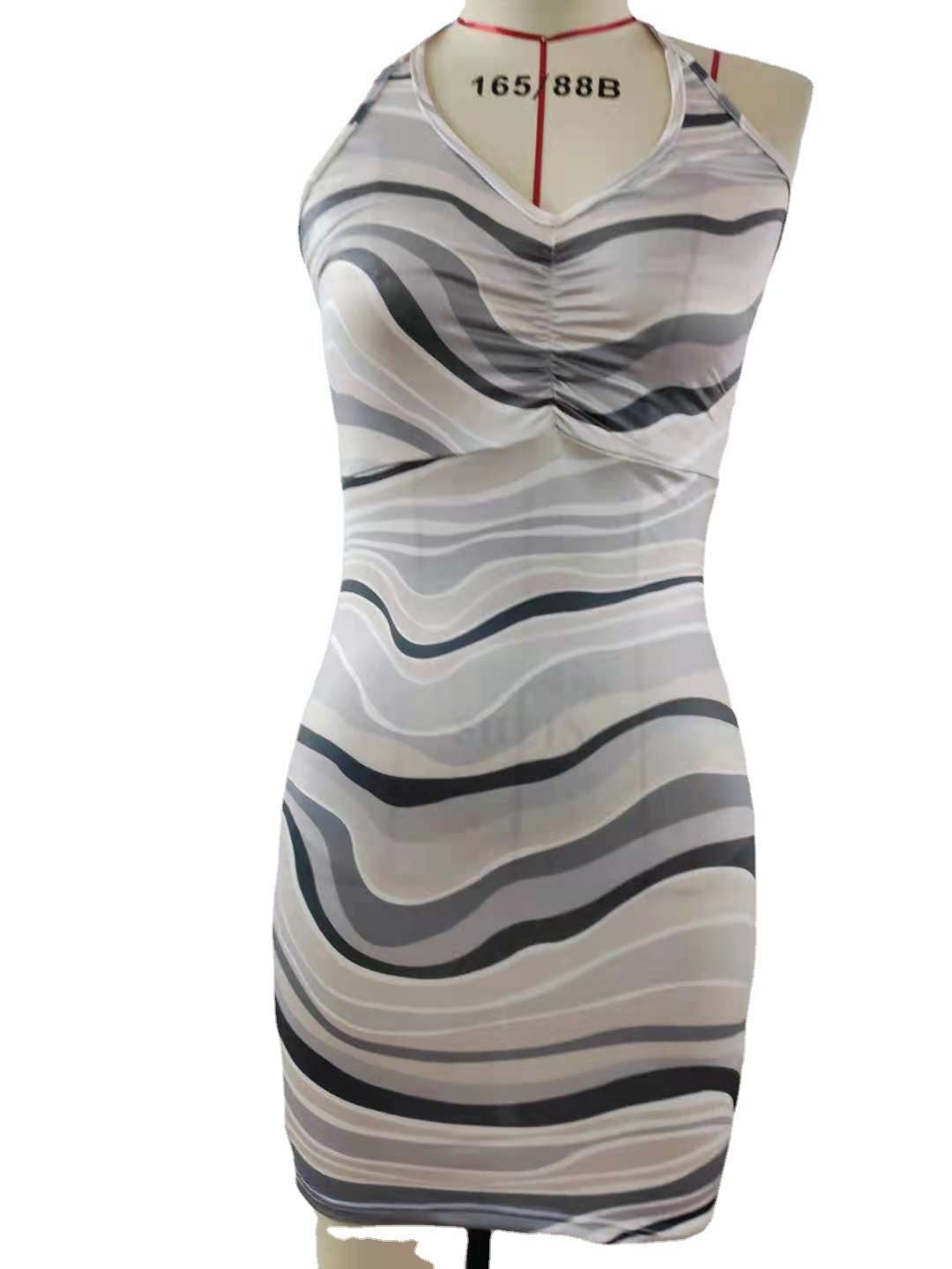 Slim - fit Buttocks Halter Dress - Sophinity