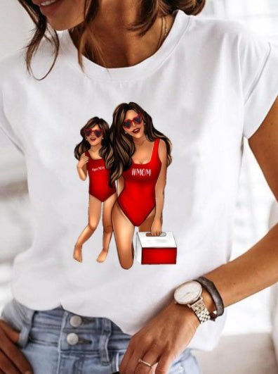 Women's Love Beauty Hip Hop Short Sleeve T Shirt - Sophinity