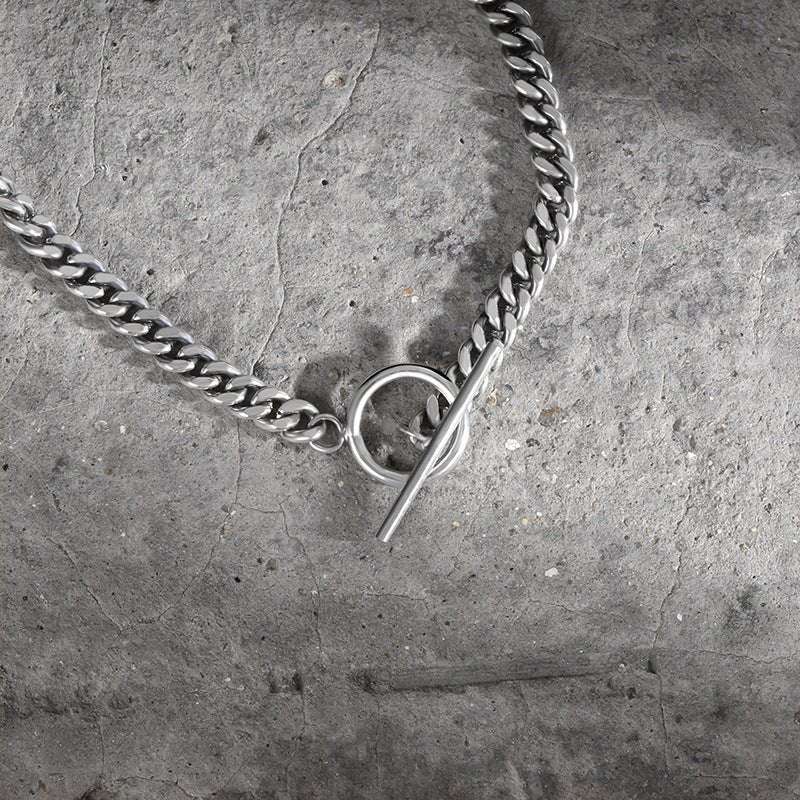 Necklace For Women Ins Hip Hop 925 Sterling Silver European And American Entry Lux Niche Personality - Sophinity