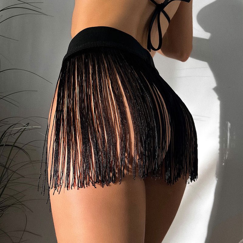 Ladies Tassel Beach Holiday Short Dress - Sophinity