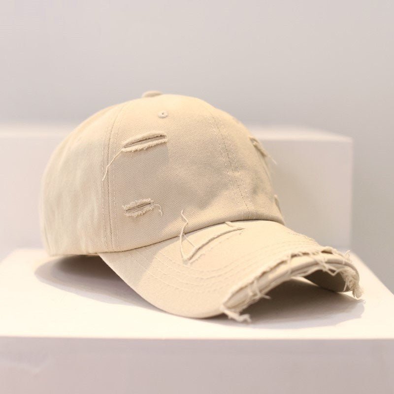 Men's Old Hip Hop Ripped Baseball Hat - Sophinity