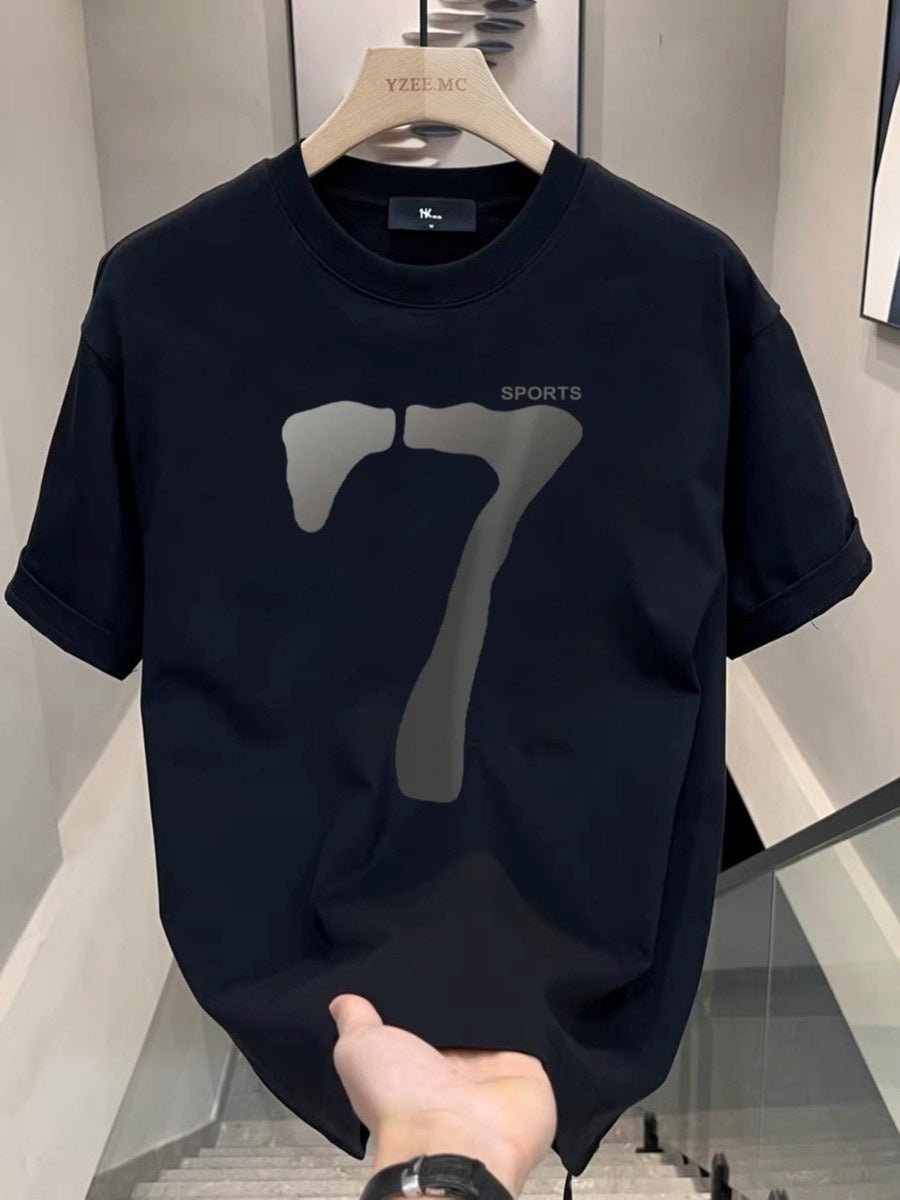 Menswear Clothing Loose Casual Print T-shirt - Sophinity