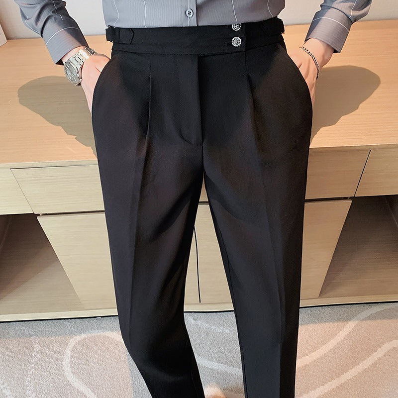 British Style Business Formal Wear Suit Pants Men - Sophinity