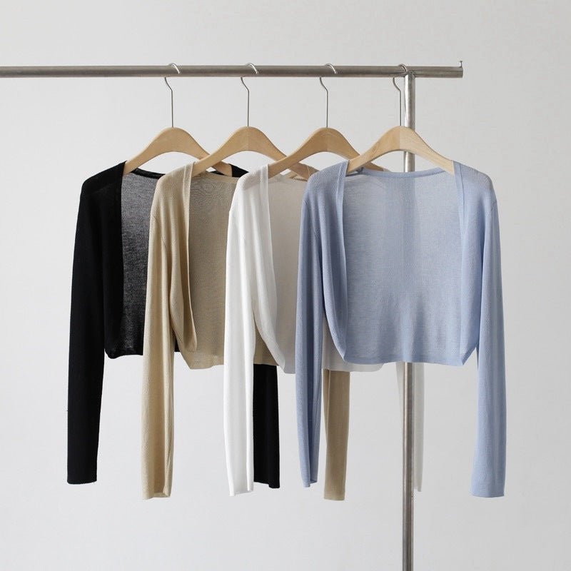 Women's Summer Shawl Thin Waistcoat Smock Top - Sophinity