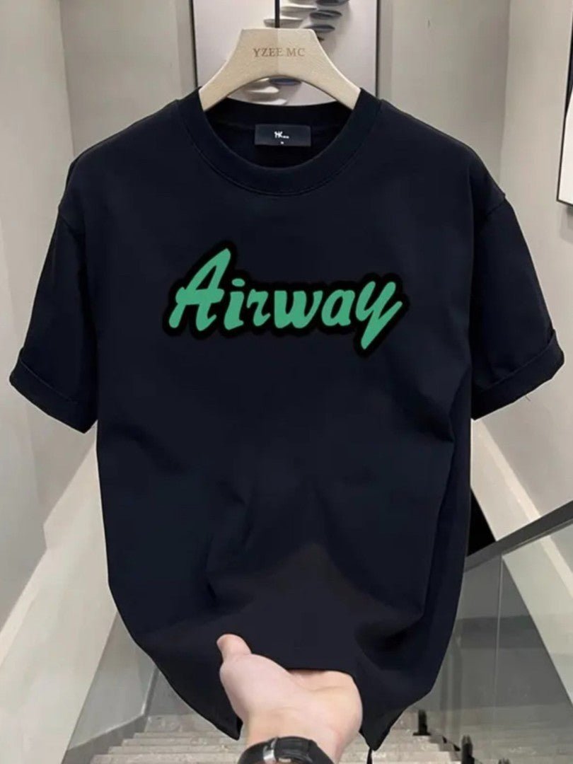 Menswear Clothing Loose Casual Print T-shirt - Sophinity