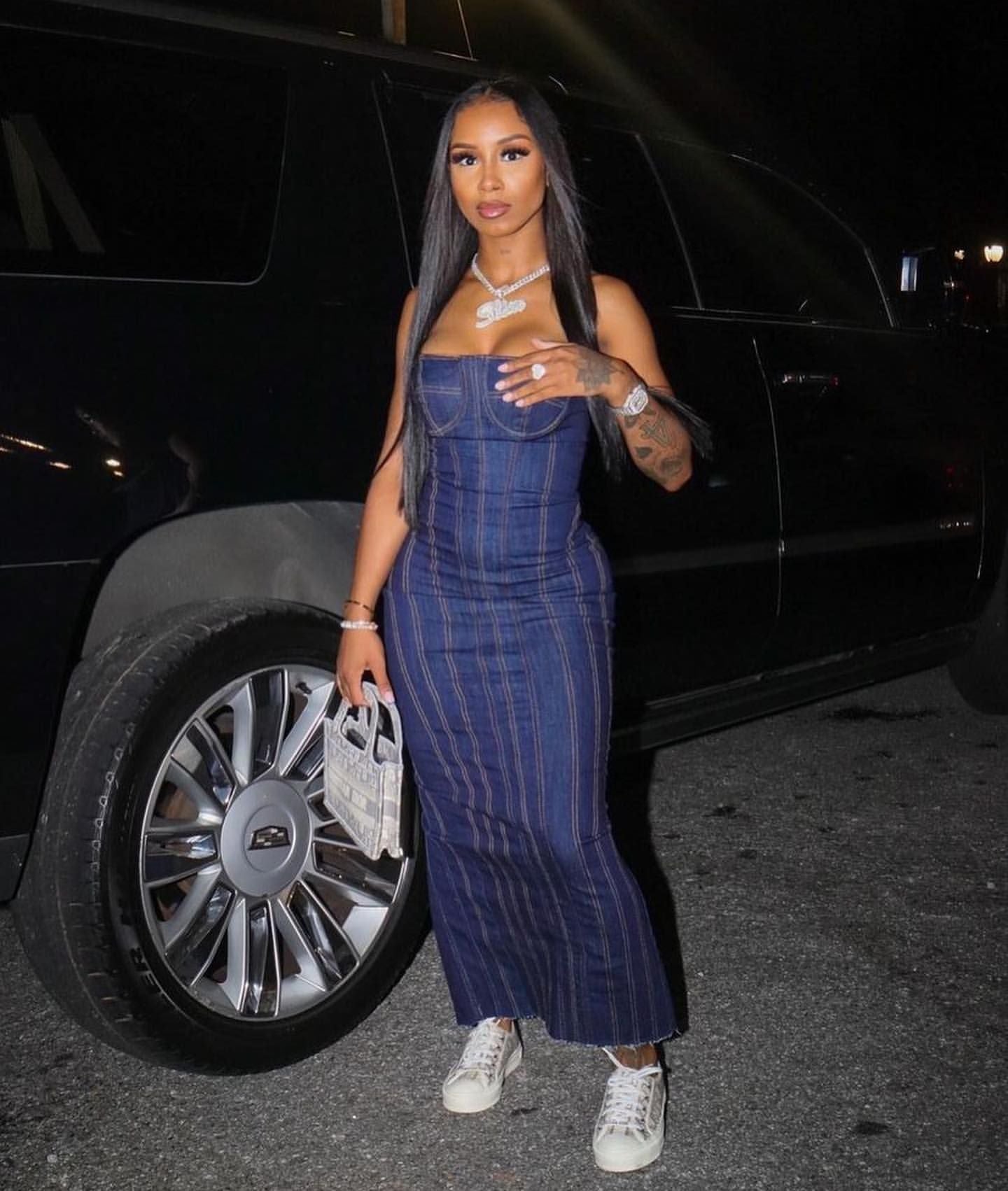 Tube Top Denim Dress - Sophinity