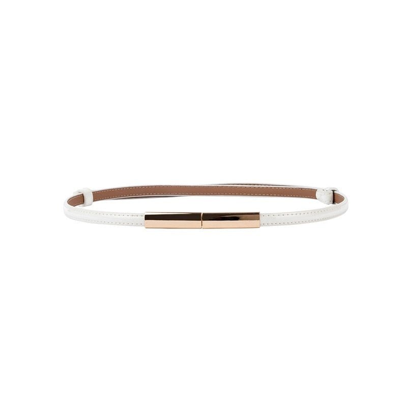 Women's Belt Fashion A Pair Of Buckles Fine Ladies - Sophinity