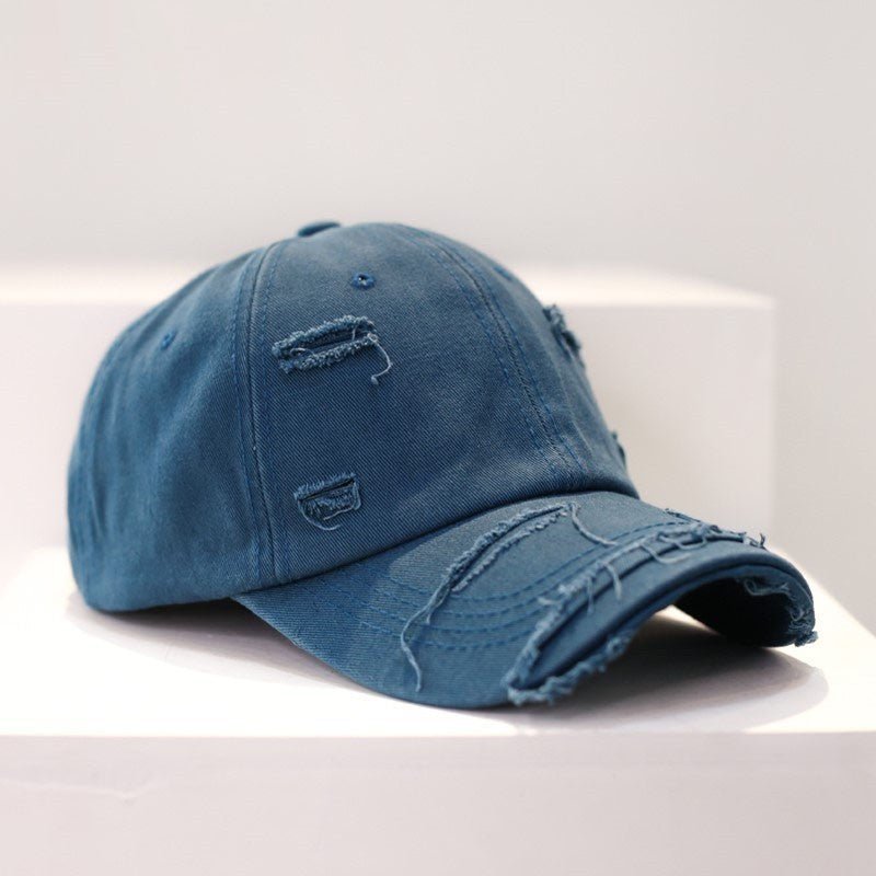 Men's Old Hip Hop Ripped Baseball Hat - Sophinity
