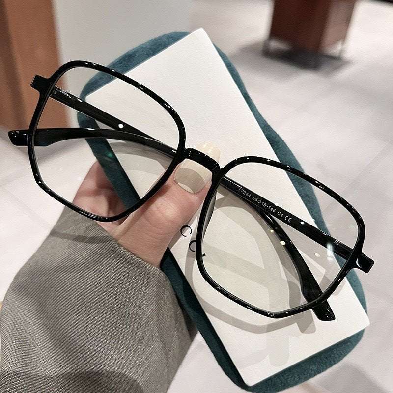 Large Frame Irregular Glasses Round Face Super Light Oversized - Sophinity
