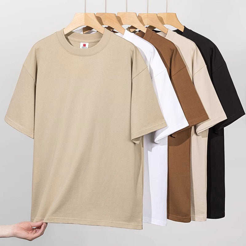 Loose Plus Size Short - sleeved T-shirt Round Neck Top - Sophinity