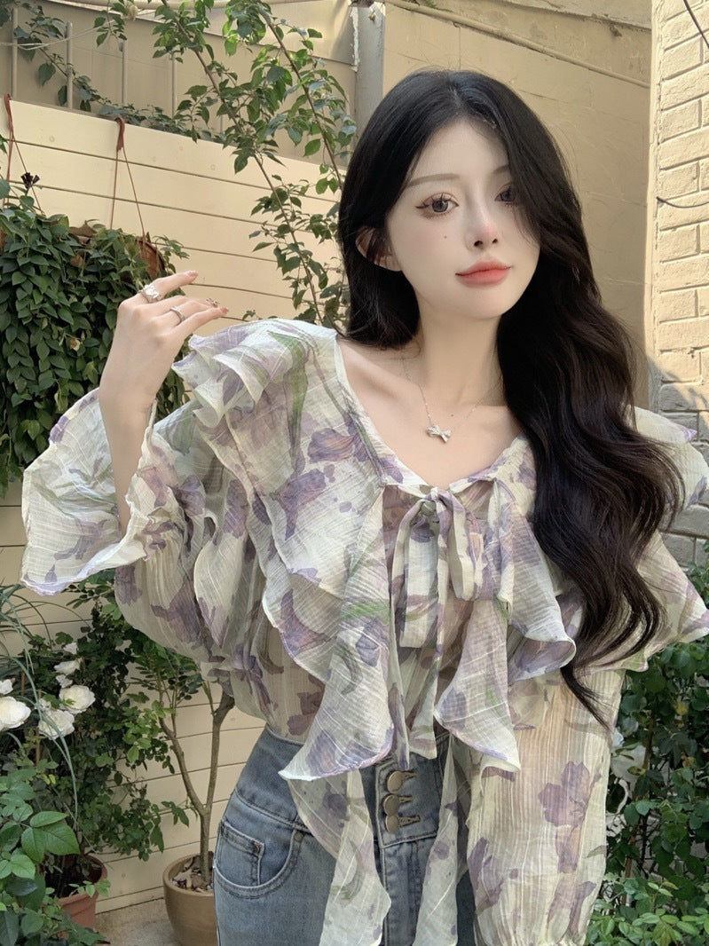 Fairy Spring Loose Temperament Chic Shirt - Sophinity