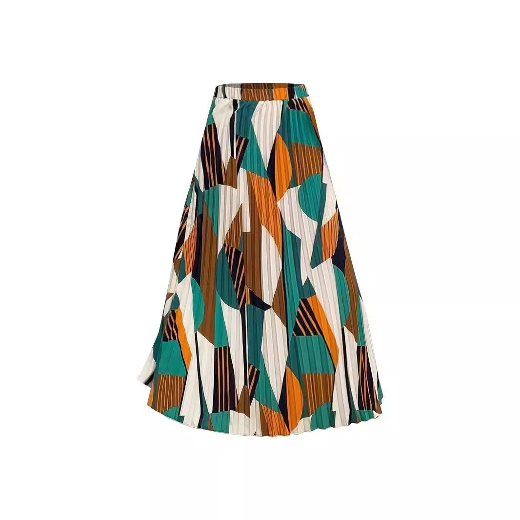 Women's Fashion Casual Printing Skirt - Sophinity