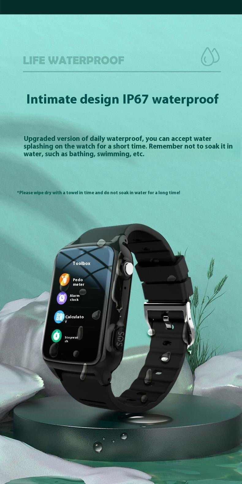 Elderly 4G All Netcom Smart Positioning Anti - Lost Watch - Sophinity
