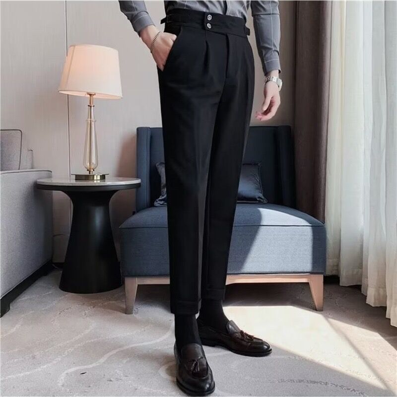 British Style Business Formal Wear Suit Pants Men - Sophinity