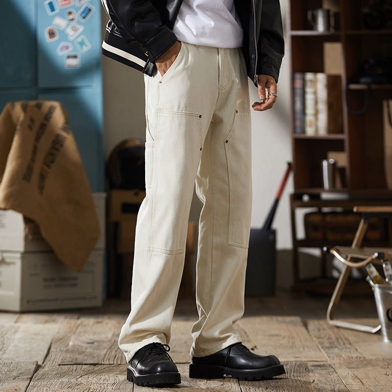 Fashion Trendy Patchwork Cargo Jeans Men - Sophinity