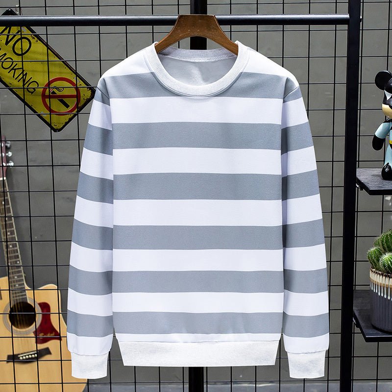 Autumn Couple Sweater Men's Korean Style Slim Baseball Uniform Tide Brand - Sophinity