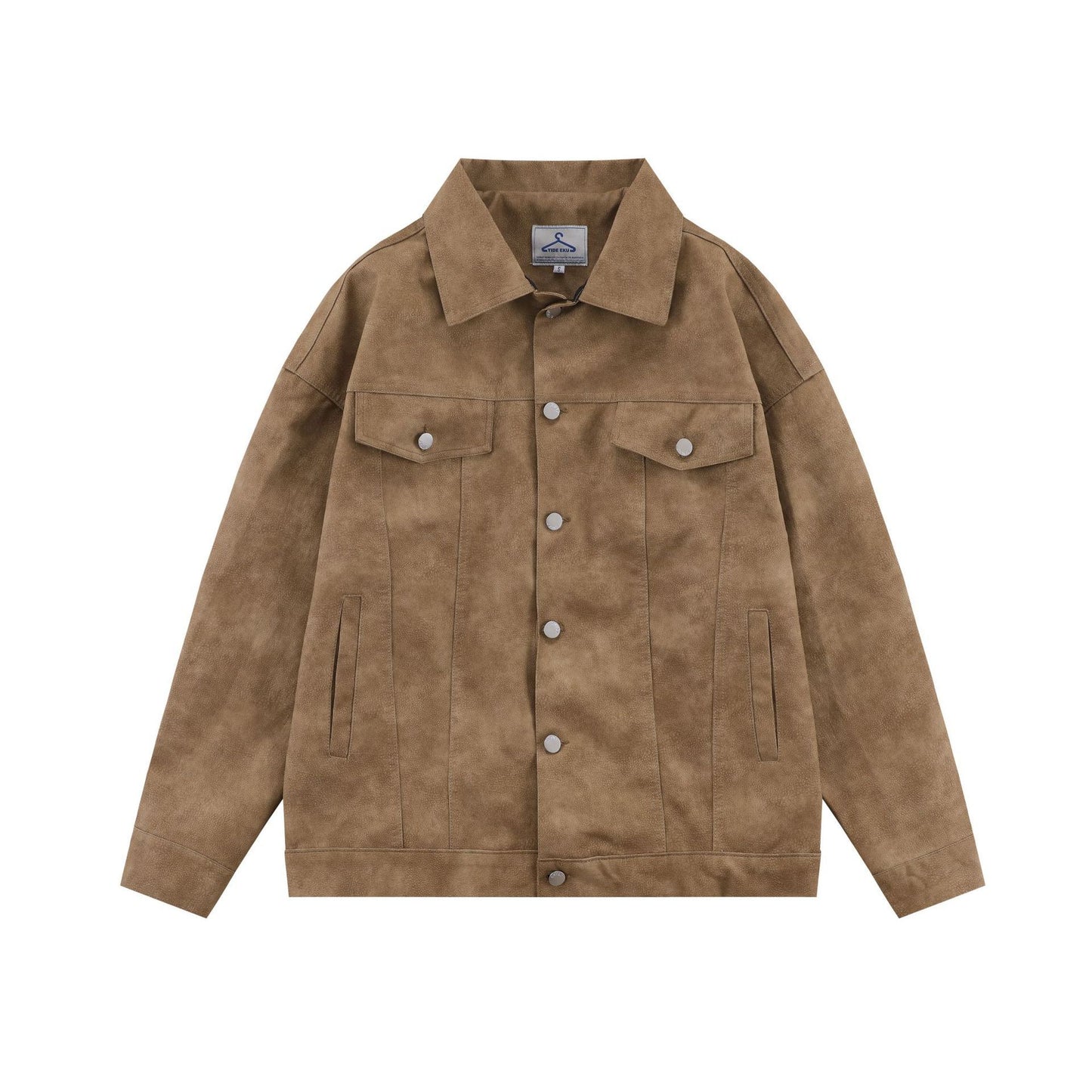 American Style Fried Street Washed Denim Tops