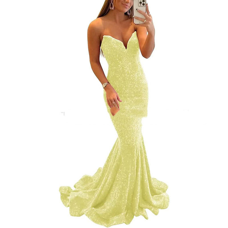 Sequin Evening Dresses For Women Formal Sexy Long Prom Party Gowns - Sophinity