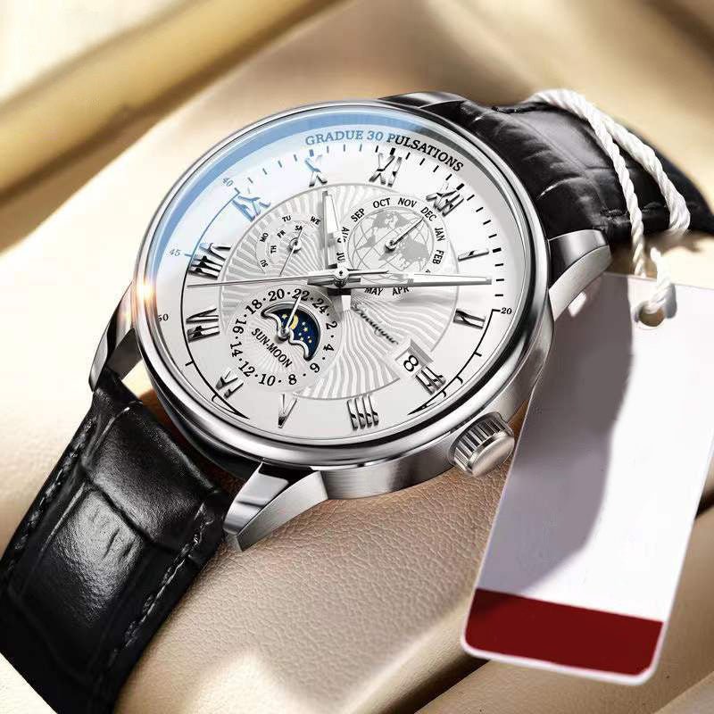 Fashion Personality Business Belt Watch Men - Sophinity