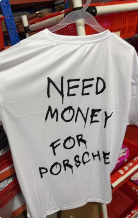 Europe And America Need Money To Buy Porsche T-shirt - Sophinity