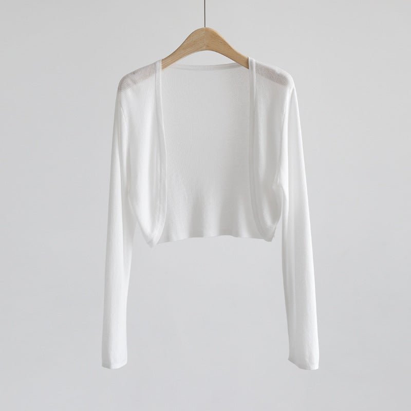 Women's Summer Shawl Thin Waistcoat Smock Top - Sophinity
