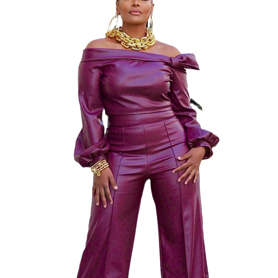 Personality Fashion Leather Suit Women - Sophinity