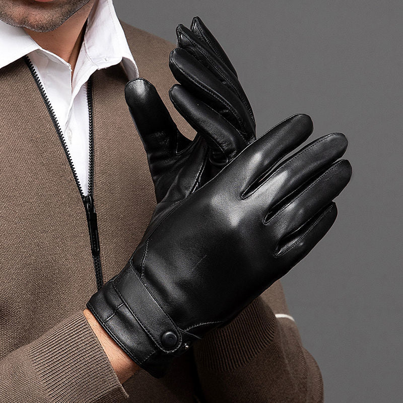 Fashion Personalized Men's Warm Business Gloves - Sophinity