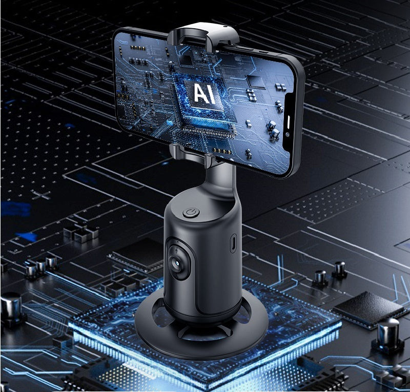 360 Auto Face Tracking Gimbal AI Smart Phone Holder for Video Vlogging Live Streaming | Auto Stabilizer Tripod for iPhone & Android