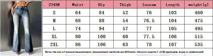 Women's Vintage Jeans High Elastic Pocket Embroidered Vintage Jeans - Sophinity