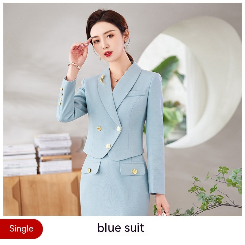 New Temperament Leisure Formal White Blazer For Women - Sophinity