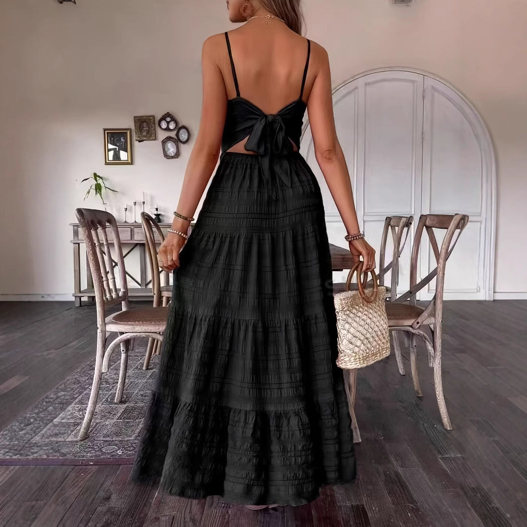 Women's Clothing Bow Bandage Dress - Sophinity