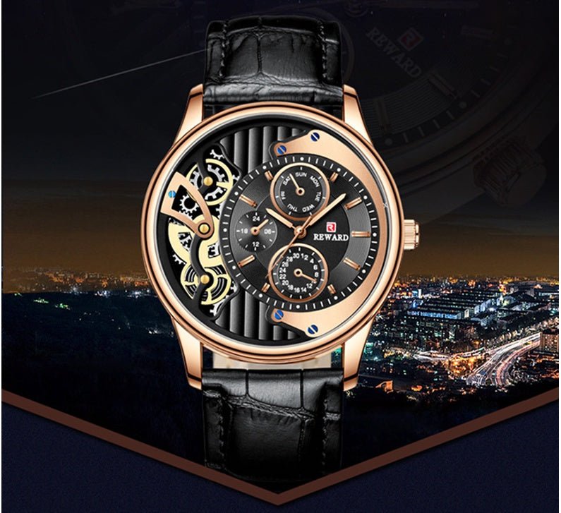 Men's Watch Belt Casual 30m Waterproof Quartz Watch - Sophinity