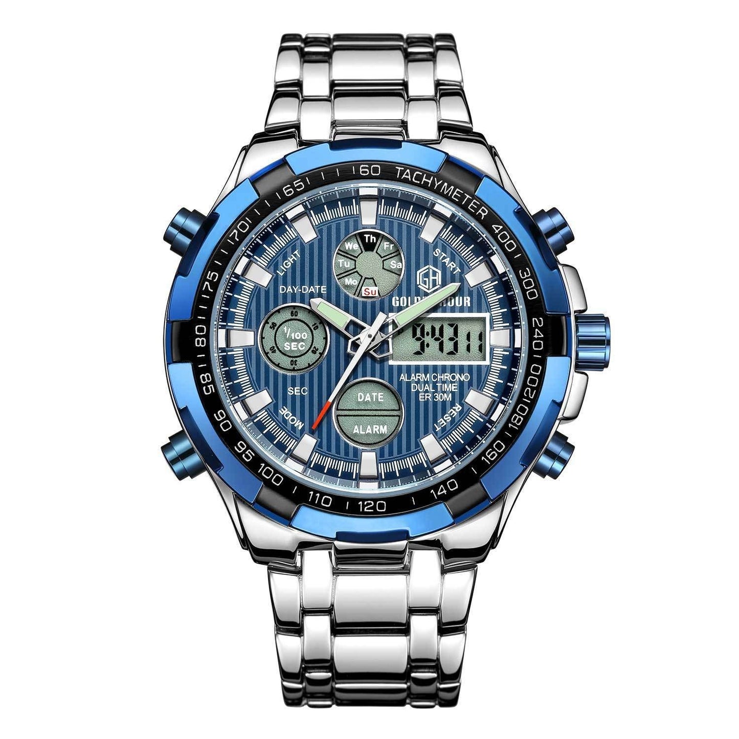 Men's Calendar Alloy Sports Multi - function Watch - Sophinity
