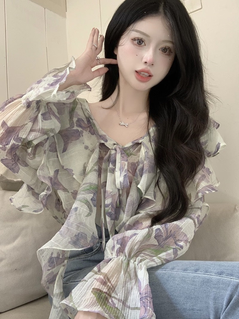 Fairy Spring Loose Temperament Chic Shirt - Sophinity