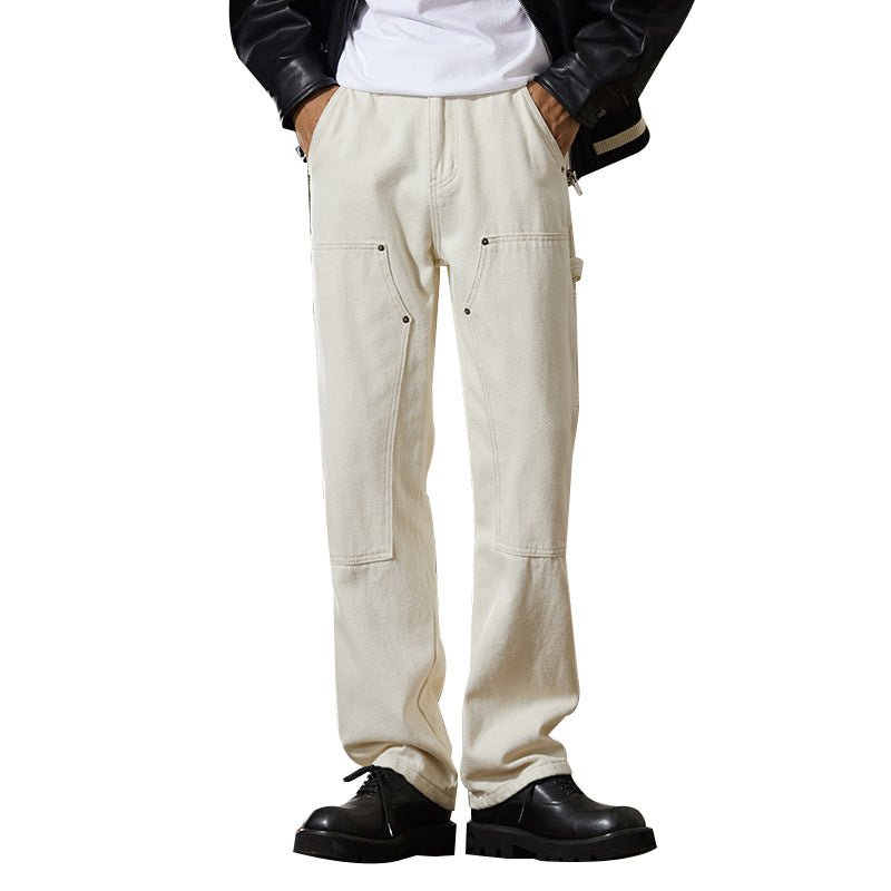 Fashion Trendy Patchwork Cargo Jeans Men - Sophinity